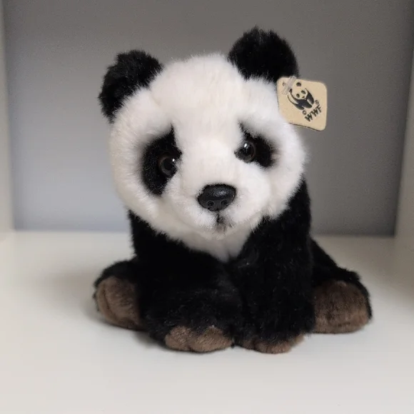WWF Plush Panda, 8" - Picture 1 of 4